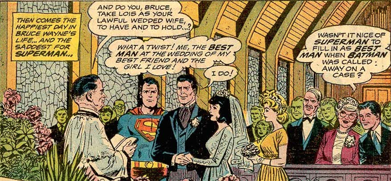 Illustration for article titled A Brief History of Bat-Marriage